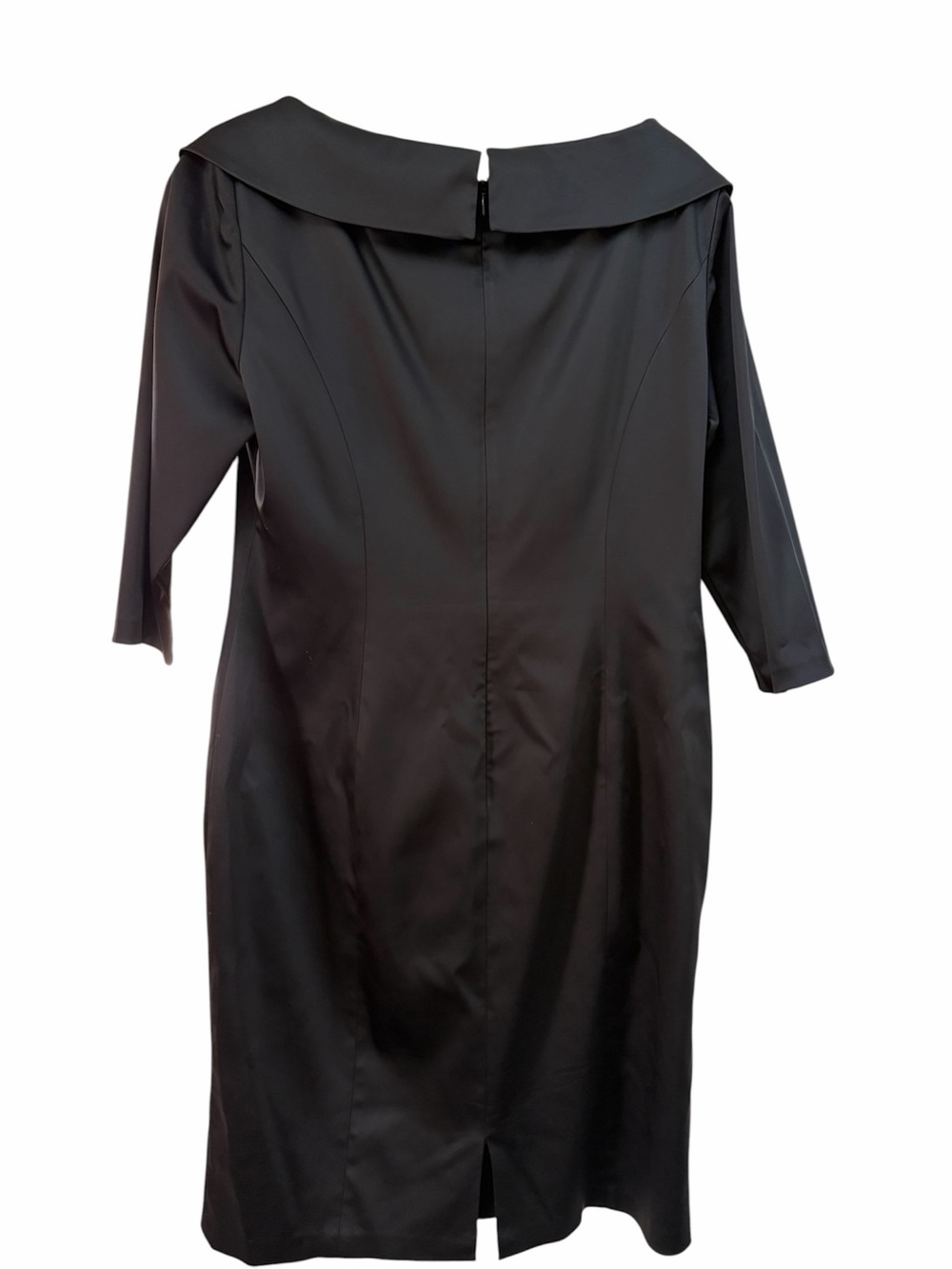 Kay Unger New York Black Elegant Off-Shoulder Dress - Picture 2 of 8